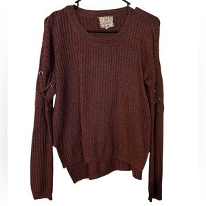 Pink Republic Mauve Crew Neck Sweater